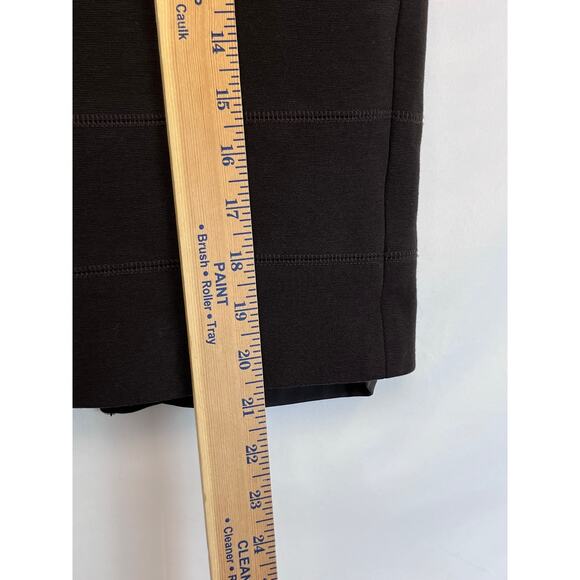 W by Worth Women's Brown Knit Pencil Skirt Size 6 Zip Back - Picture 5 of 7